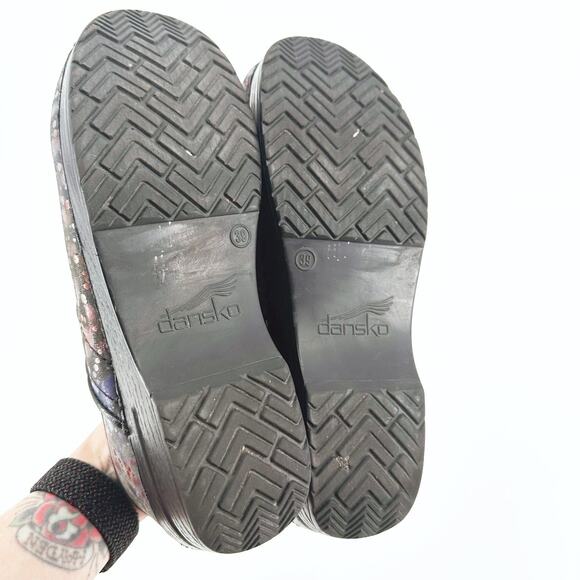 Dansko Leather Clogs Size 39/US 8.5-9 Professional Comfort Workwear Multicolor - Picture 7 of 8